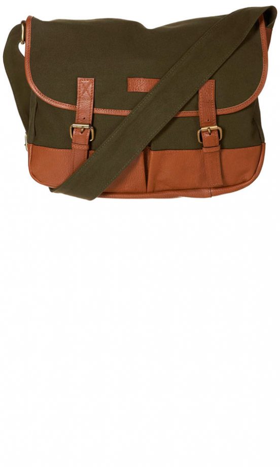 Topman Khaki Satchel, £38
