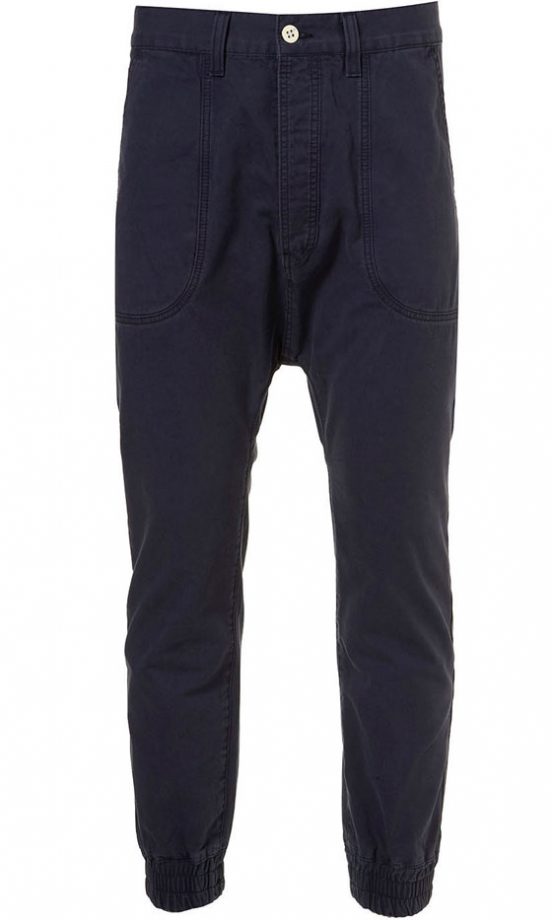 Topman Navy Trousers, £36