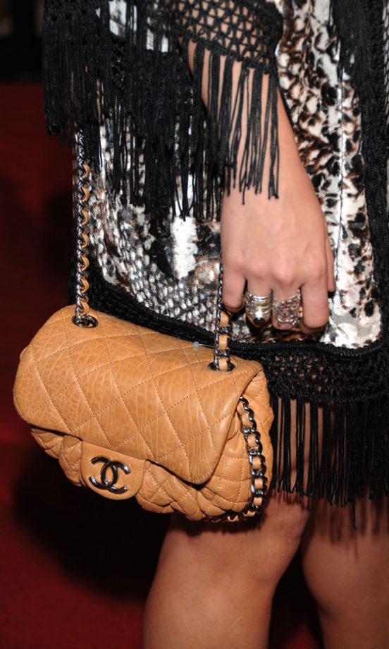 Vanessa Hudgens Carrying A Lust-Worthy Chanel Bag At The Release Party For Her New Film Sucker Punch, 2011