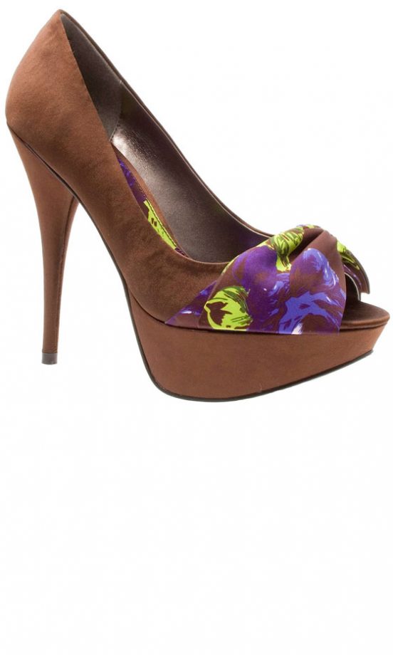 Wallis Brown Peep Toe, £45