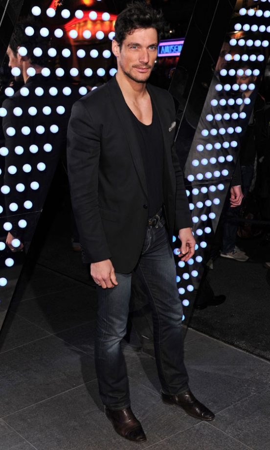 David Gandy At The W Hotel Opening Party In London, 2011