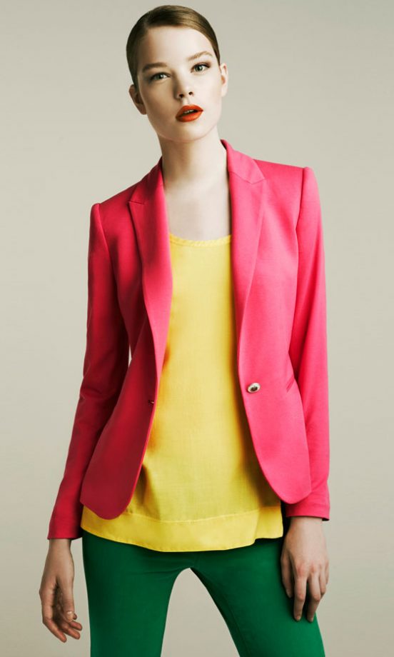 Zara Pink Statement Blazer, £69.99
