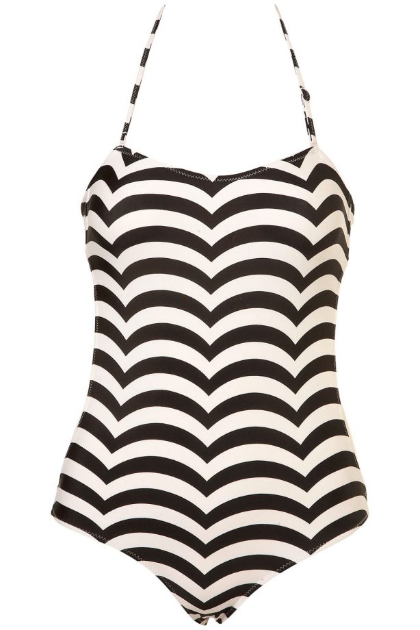 Topshop Scallop Print Swimsuit, £30