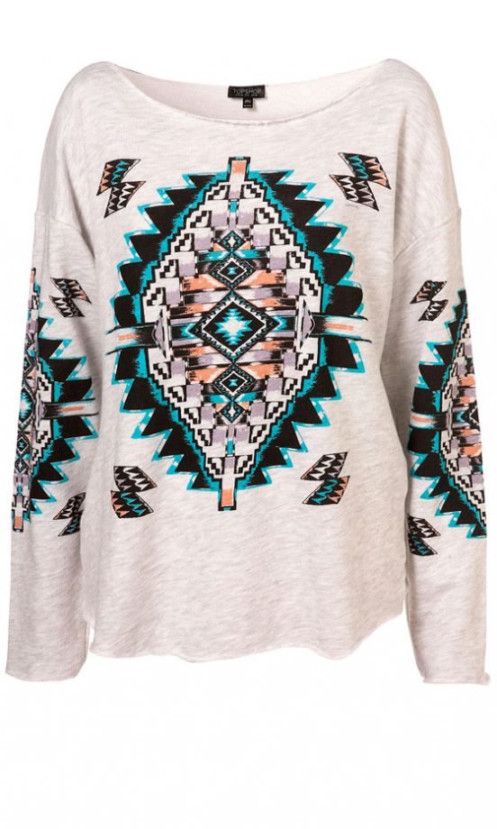 Topshop Aztec Sweatshirt, £28