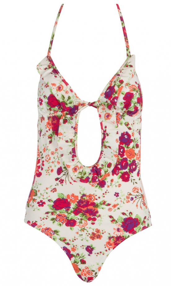 Dorothy Perkins Floral Cut Out Swimsuit, £20