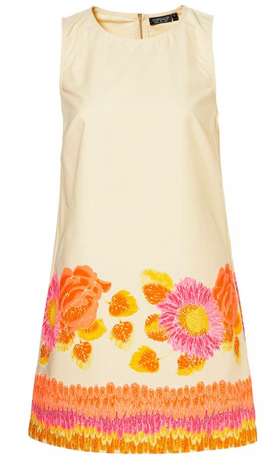 Topshop Fluoro Trim Dress, £36