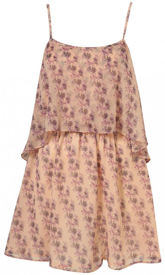 Topshop Floral Tier Chiffon Dress, £45