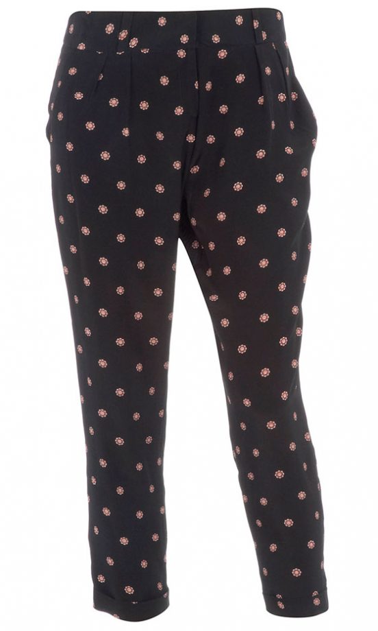 Dorothy Perkins Flower Dot Cropped Trouser, £29.50