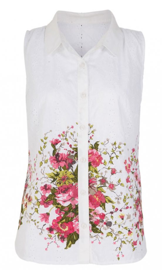 Next Floral Sleeveless Shirt, £28