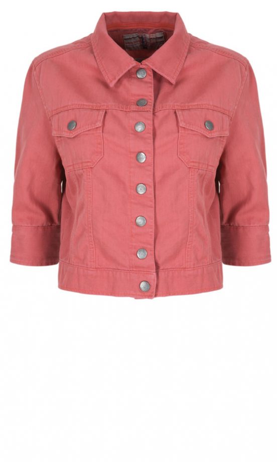 Next Coral Denim Jacket, £32