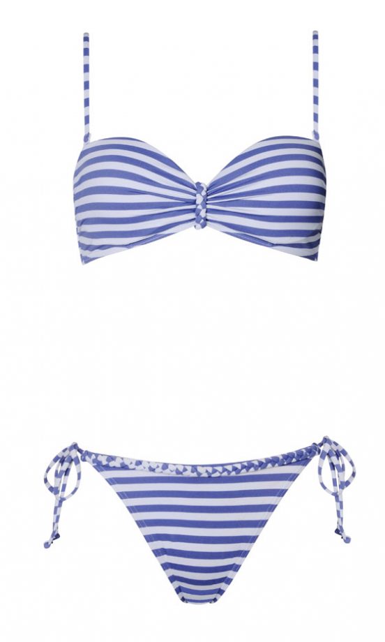 Next Stripe Bikini - Top, £16 And Bottoms, £12