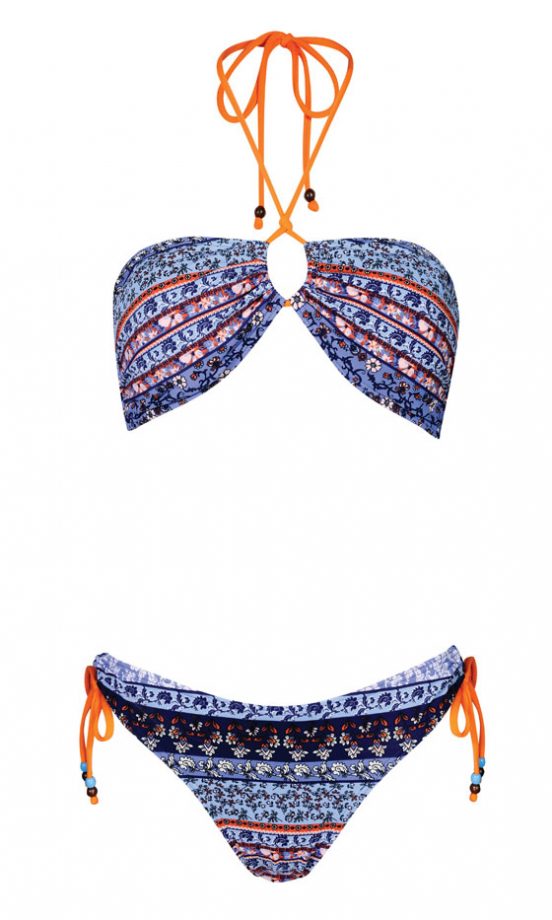 Next Printed Bandea Bikini - Top, £14 And Bottoms, £12