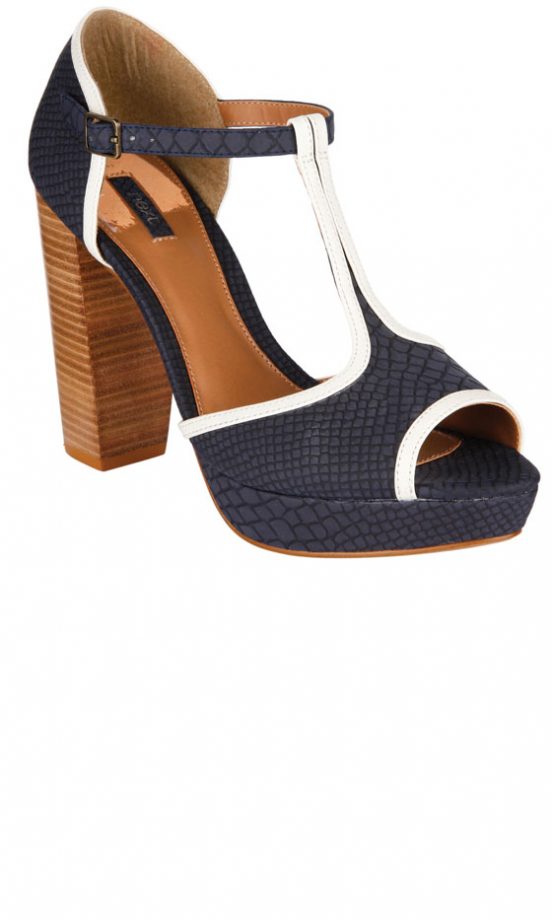 Next Snake Effect T-Bar Sandal, £38