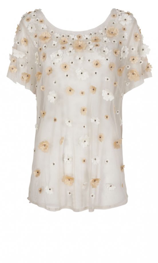 Next Floral Embellished Top, £55