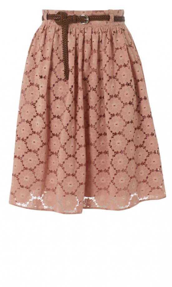 Primark Lace Belted Midi Skirt, £14 - Coming Soon