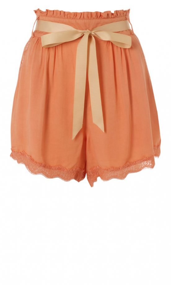 Primark Limited Edition Peach Scallop Edge Shorts, £15 - Coming Soon