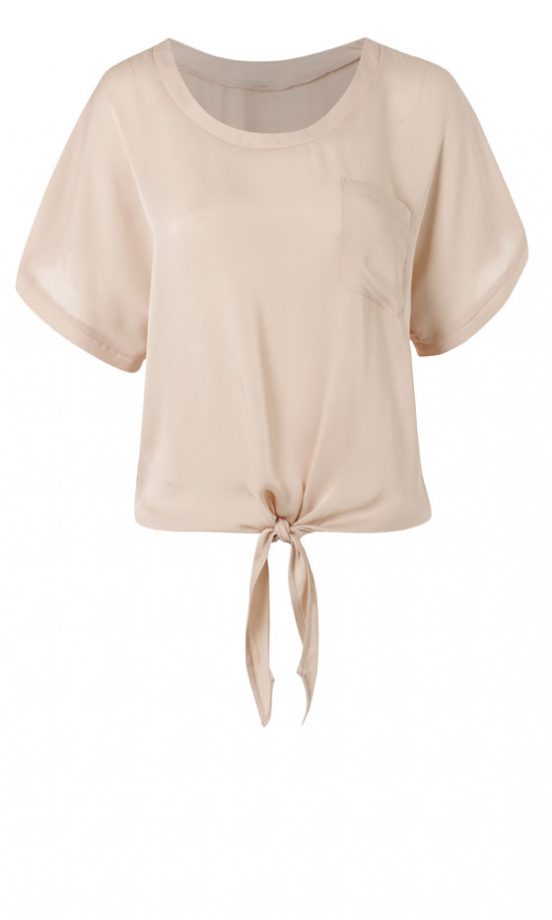 Primark Satin Tie Front Top, £10 - Coming Soon