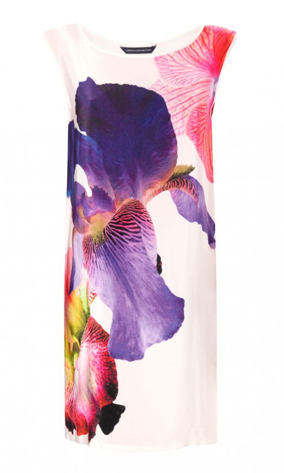 French Connection Digital Flower Print Shift Dress, £135