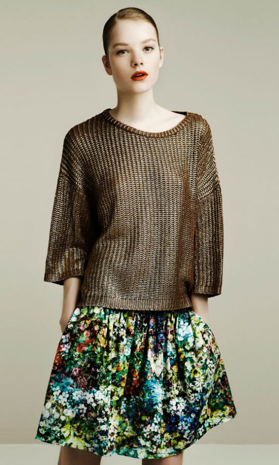 Zara Floral Mini Skirt, £29.99