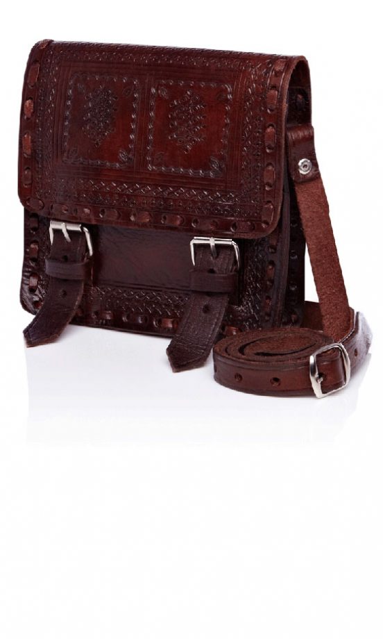 Warehouse Patterned Leather Bag, £38