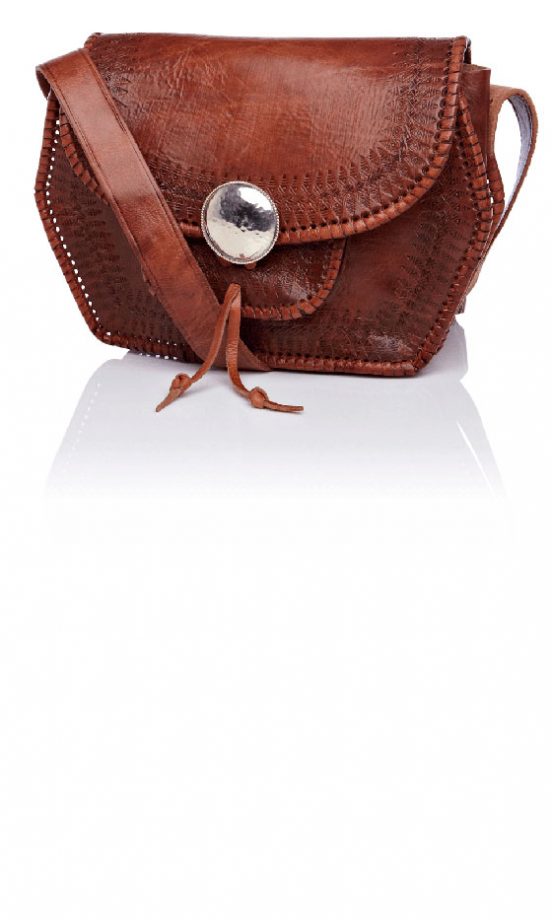 Warehouse Leather Disc Bag, £55