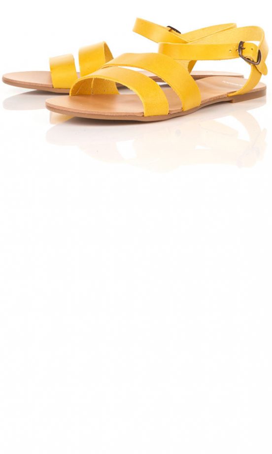 Topshop Yellow Strap Sandals, £22