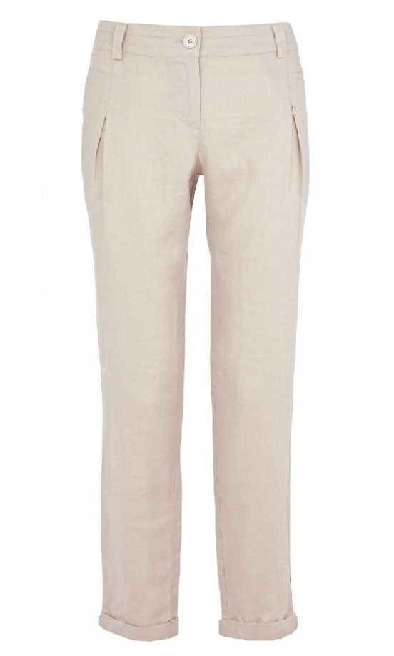 Warehouse Linen Peg Leg Trousers, £45