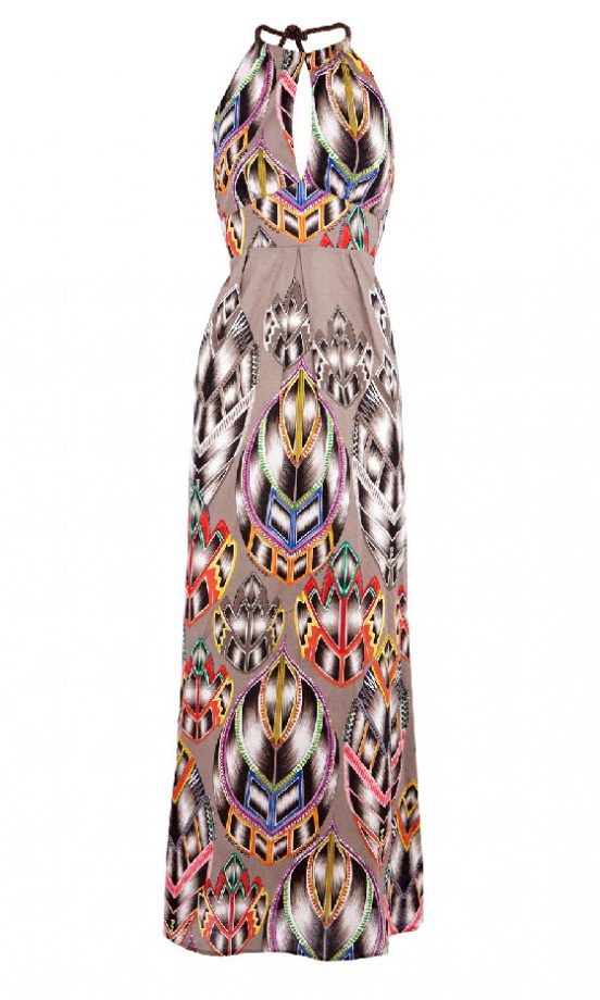 Warehouse Shield Print Maxi Dress, £50