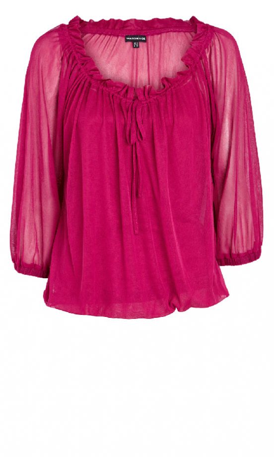 Warehouse Gypsy 3/4 Length Top, £35