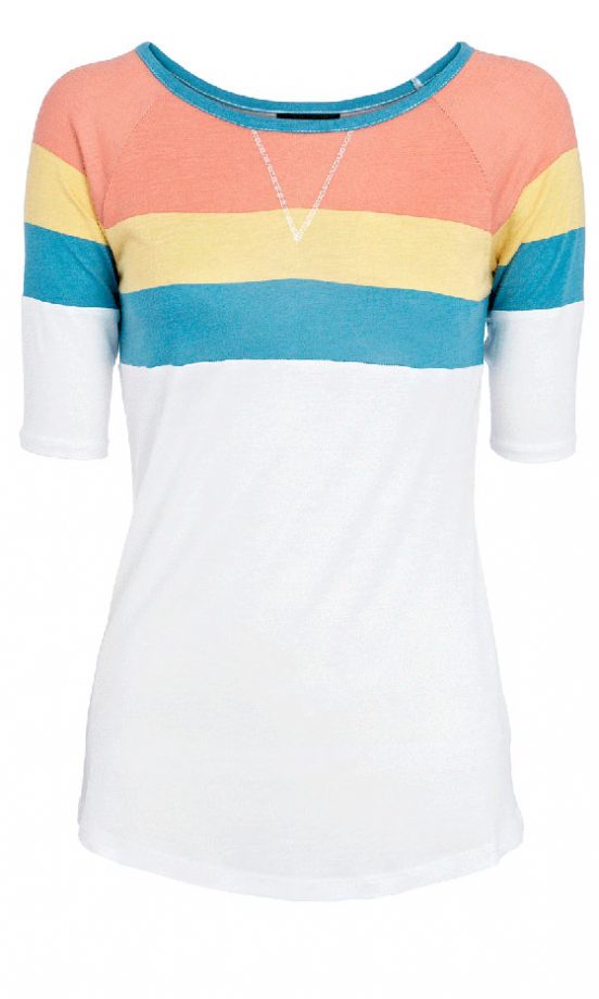 Warehouse Block Stripe T-Shirt, £25