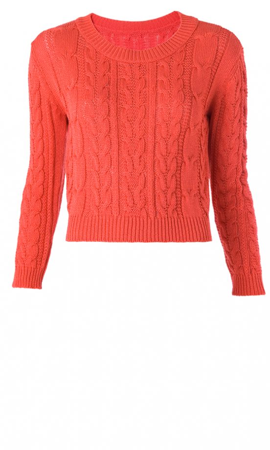 Mango Knitted Cropped Jumper, £34.90 - In Stores Only