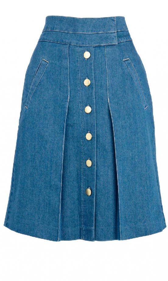 Warehouse Button Through Skirt, £45