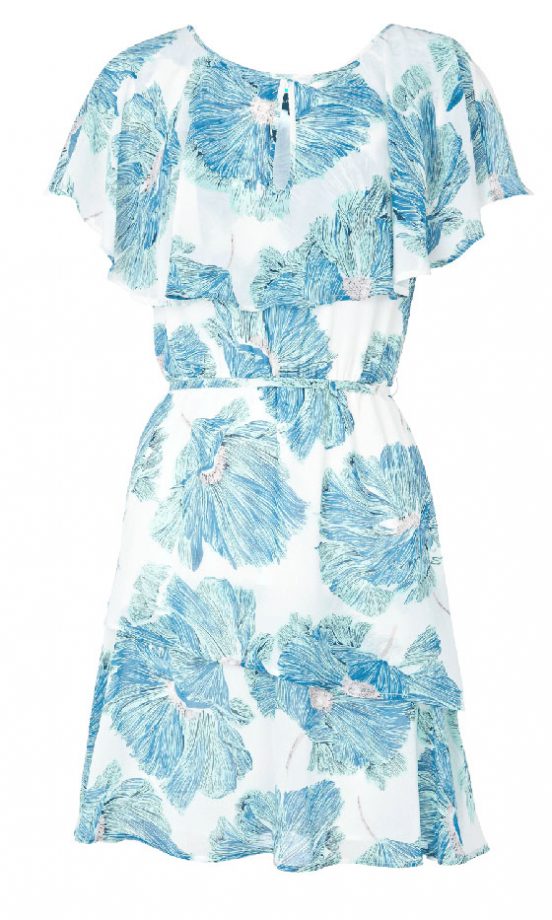 Warehouse Daisy Cape Dress, £65