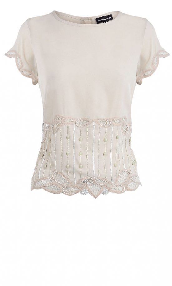 Warehouse Embellished Top, £60
