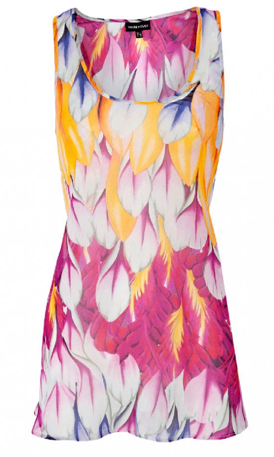 Warehouse Magnolia Cape Back Vest, £45