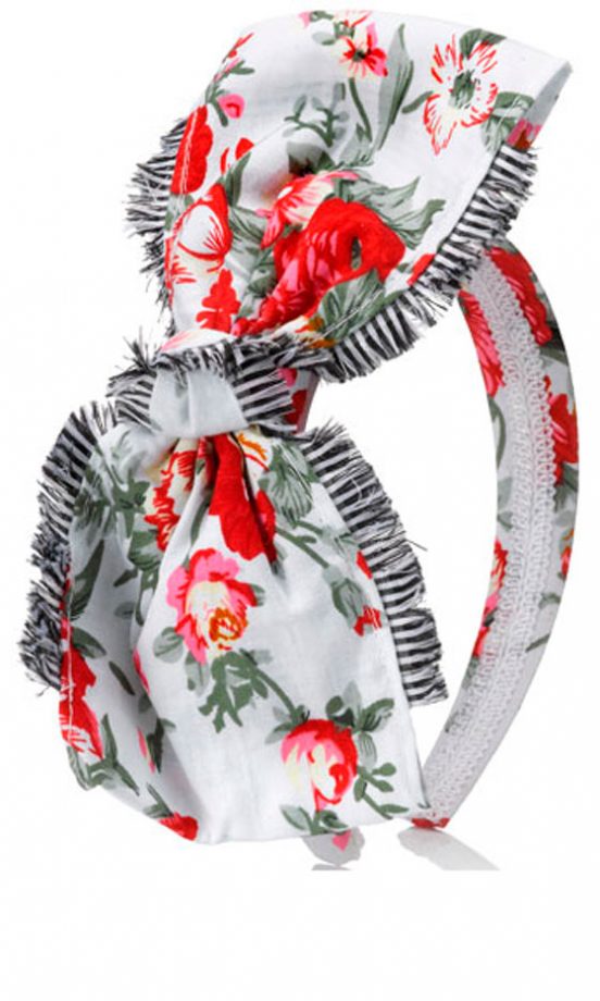 Monsoon Tropical Bow Alice Band, £7