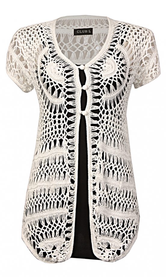 ClubL Crochet Cardigan, £24.99