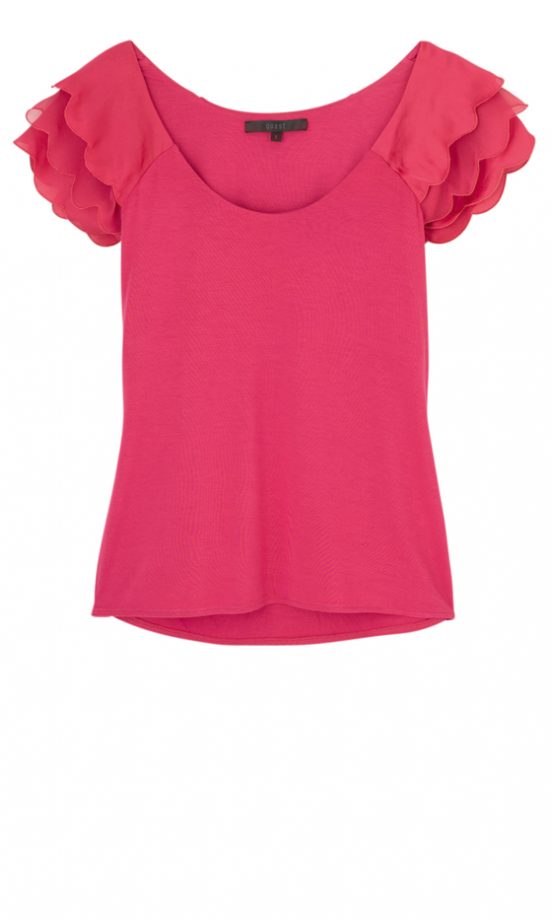 Coast Scallop Sleeve Top, £45