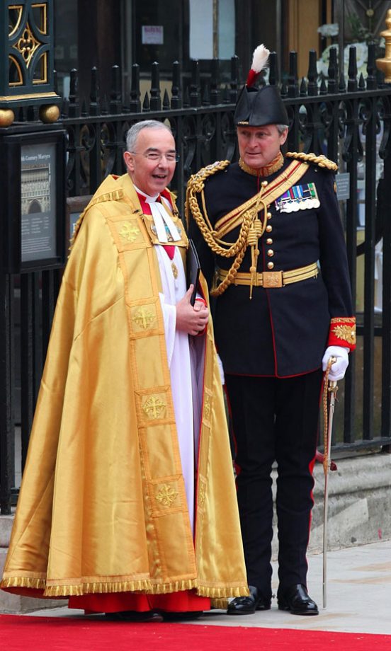 The Dean of Westminster, The Very Reverend Dr John Hall Arrive At The Royal Wedding Of Kate Middleton And Prince William, 2011