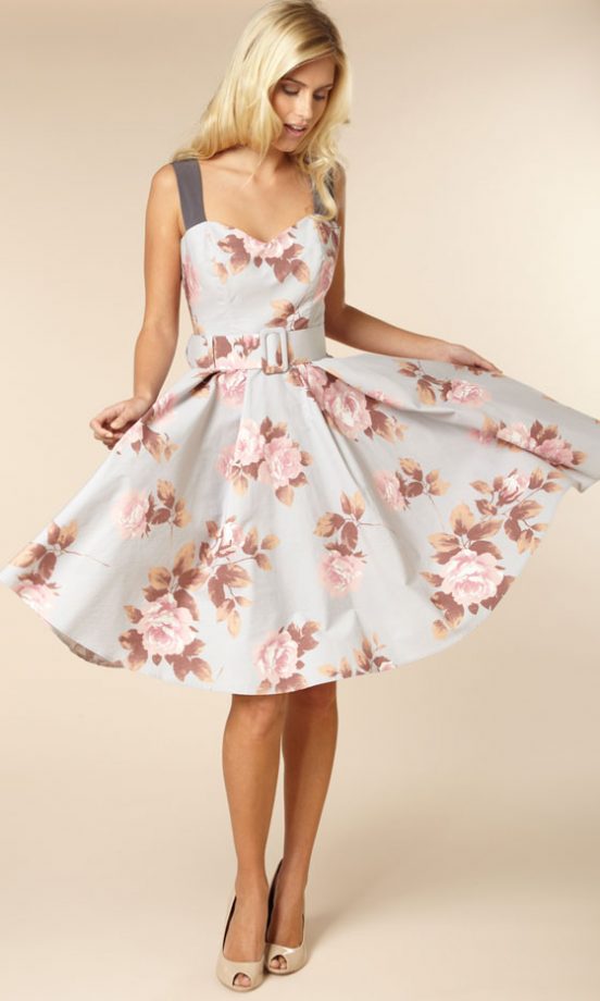 Peacocks By Design Floral Dress, £38