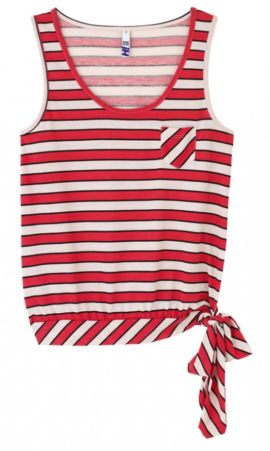 H! By Henry Holland Red Striped Tied Top, £14