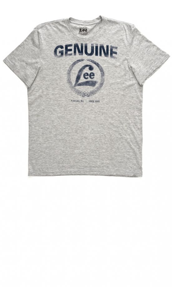 Lee Grey T-Shirt, £25 - In Stores Only