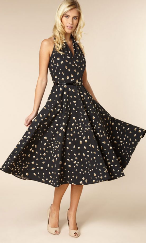 Peacocks By Design Leopard Prom Dress, £38