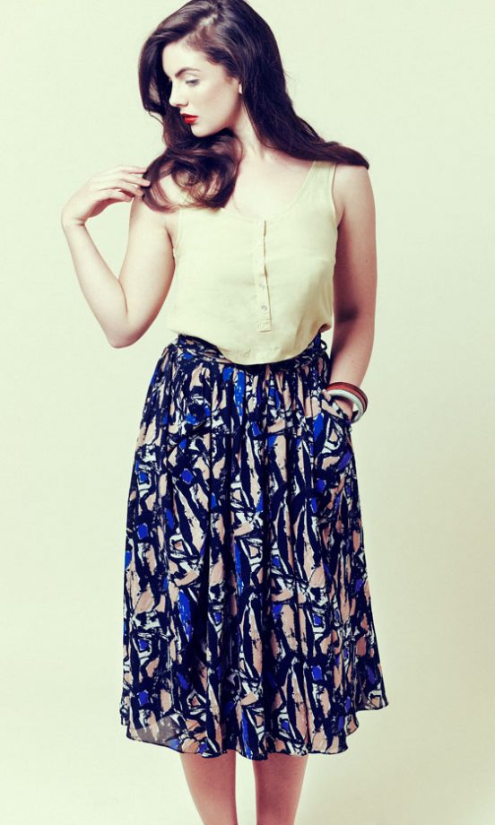 H&M Printed Skirt, £29.99 - In Store Only