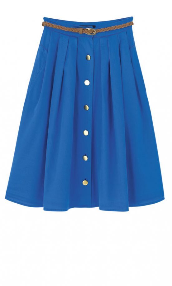 Mango Button Through Midi Skirt, £49.90 - In Stores Only