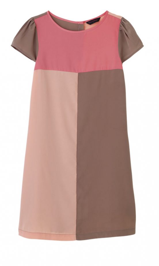 Miss Selfridge Colour Block Shift Dress, £36