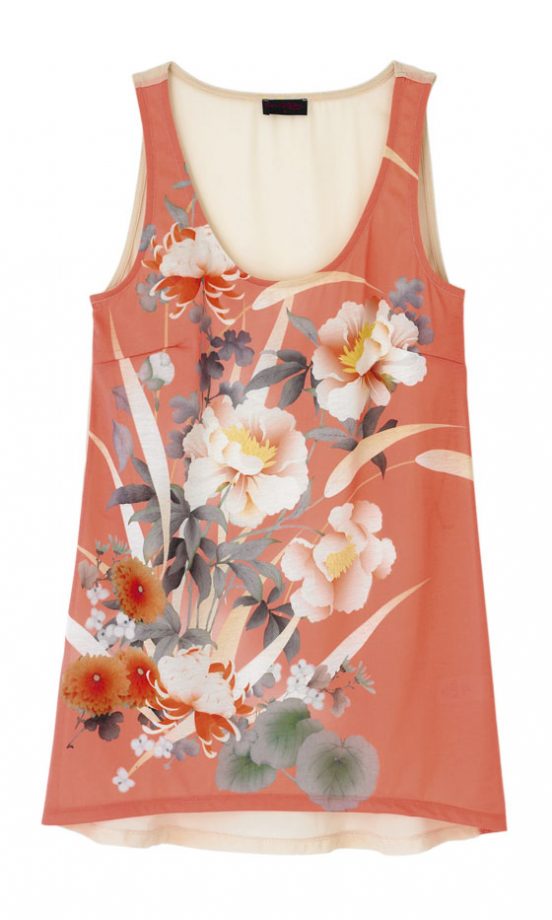 Miss Selfridge Oriental Print Vest, £26