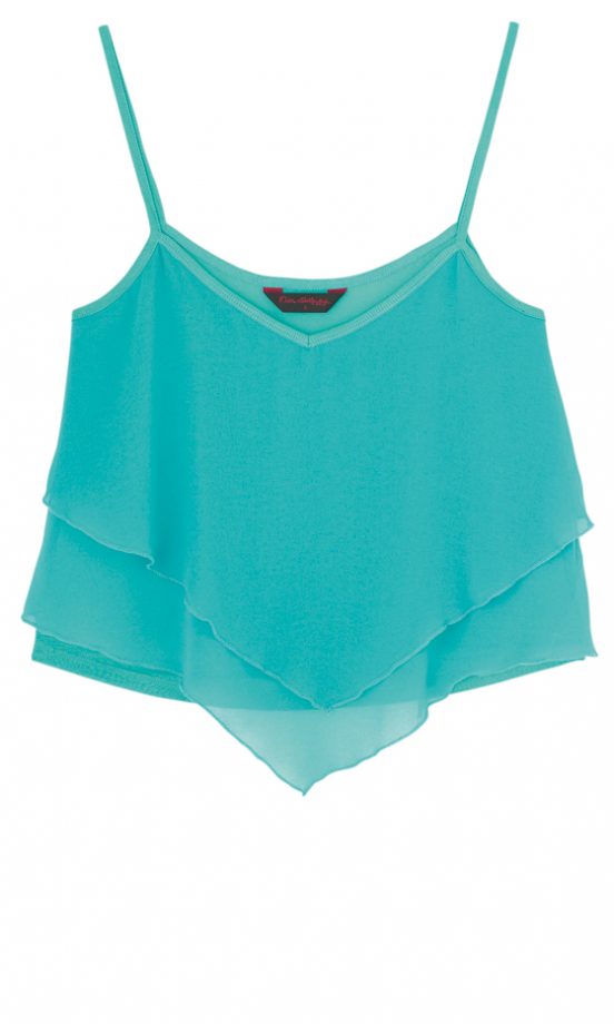Miss Selfridge Chiffon Panel Crop Top, £18