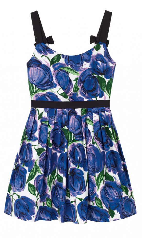 New Look Plum Flower Ribbon Dress £34.99