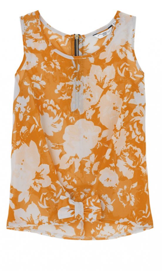 New Look Chiffon Print Vest, £19.99